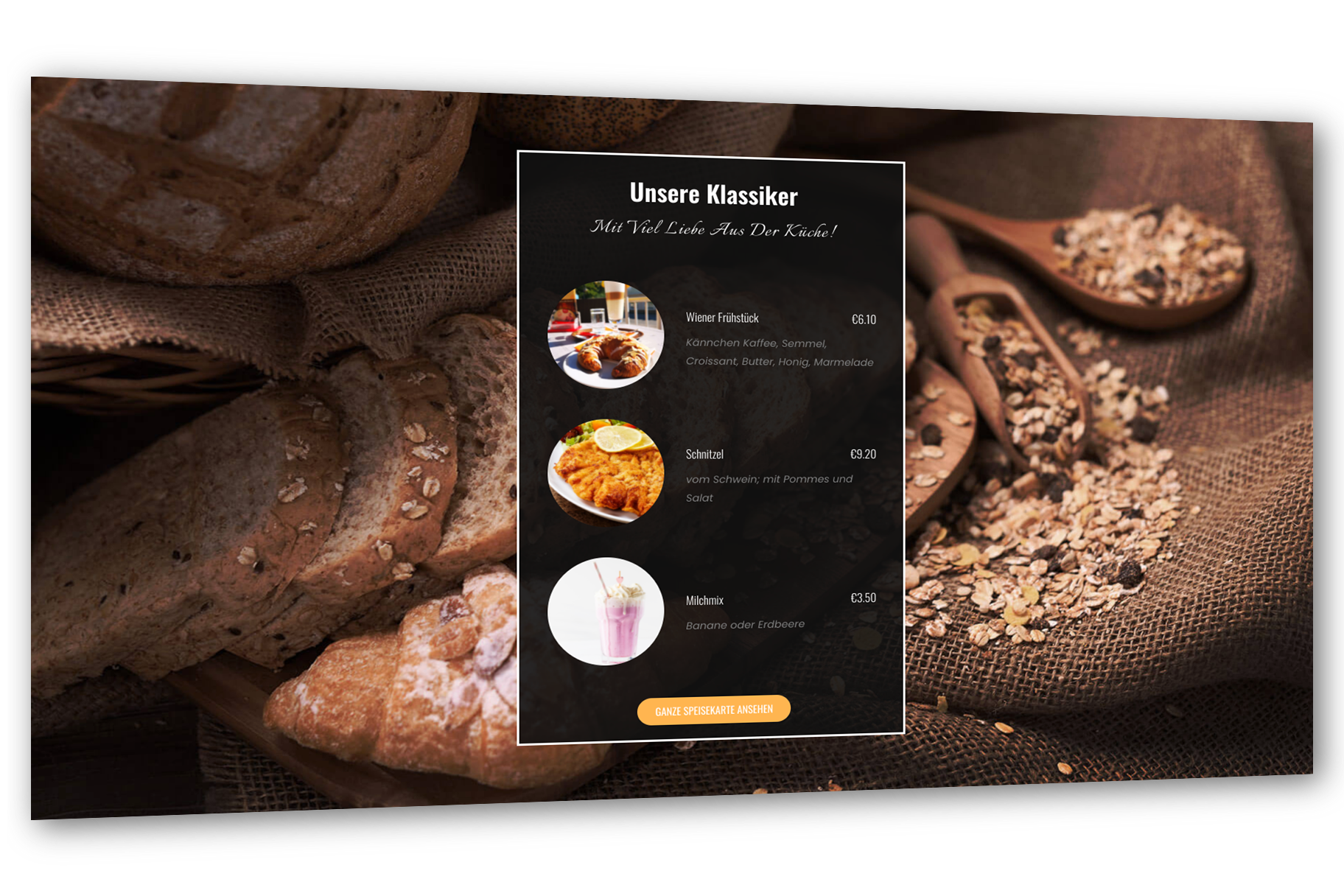 Schieder webdesign mockup